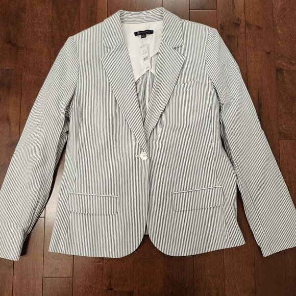 Brooks Brothers women's striped blazer in size 14 - Picture 1 of 11